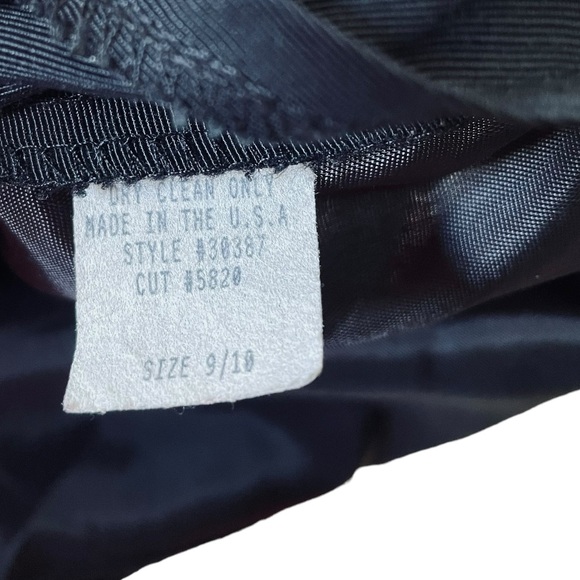 Vintage 80s Black Goth Witchy Whimsical Charms Music Star Key Locket Button Vest - Picture 4 of 4